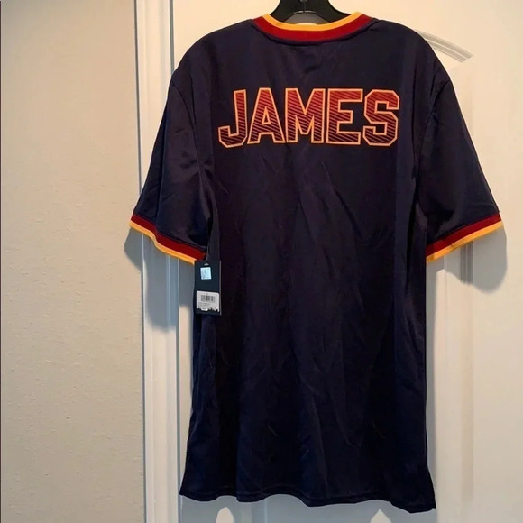 Cleveland Cavaliers Jersey LeBron James NBA Throwback Size Large NWT - Picture 3 of 10